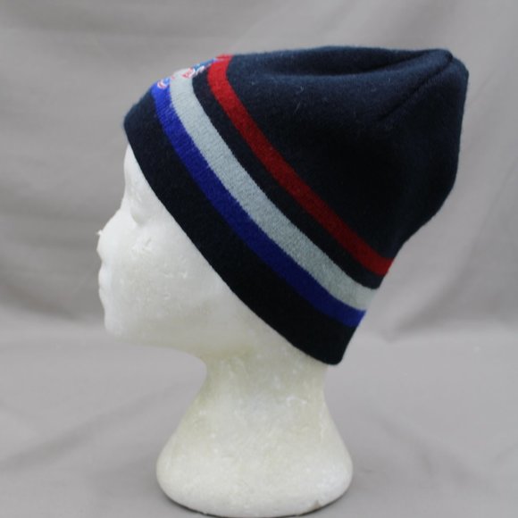 Vancouver Canucks Toque (VTG) - 3 Striper Original Orca - Adult Stretch Fit - Picture 4 of 8